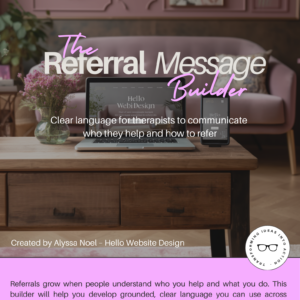Your Referral Message Builder